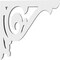 Ekena Millwork Bordeaux Architectural Grade PVC Bracket, 5/8"W X 6"D X 6"H BKTP01X06X06BO - alternate 2